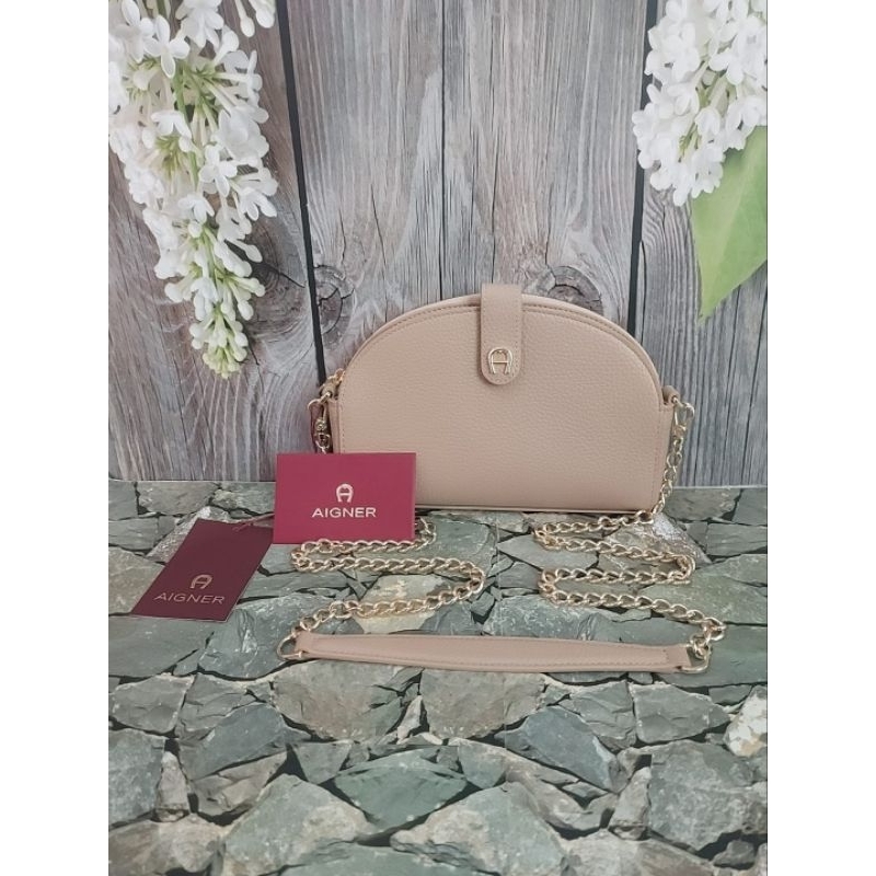 Sling Or Shoulder Bag Warm Taipe Leather