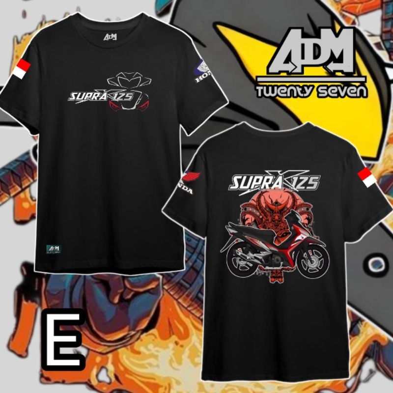 Kaos Honda Supra X 125 Kaos Supra x125 Suprax125 kaos suprax 125 kaos motor Supra tshirt Honda Racin