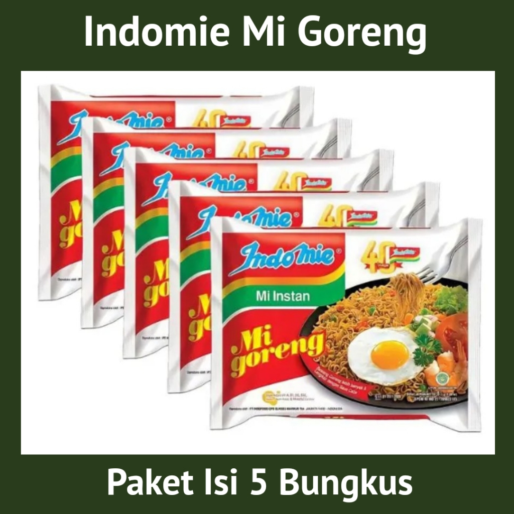 

INDOMIE GORENG MIE INSTANT 5 PCS