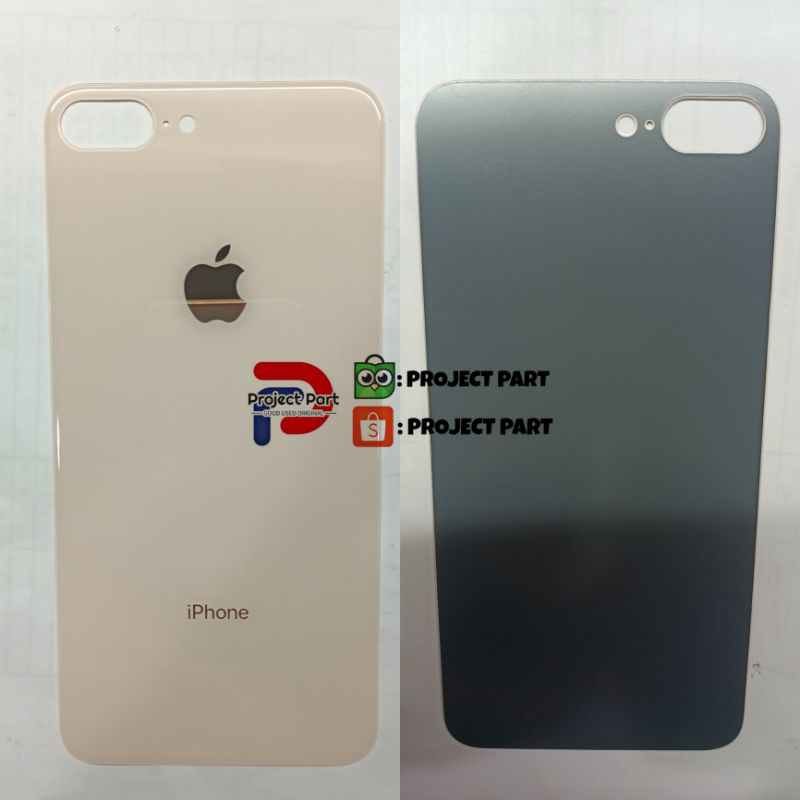 BACKGLASS IPHONE 8 PLUS GOLD ORIGINAL