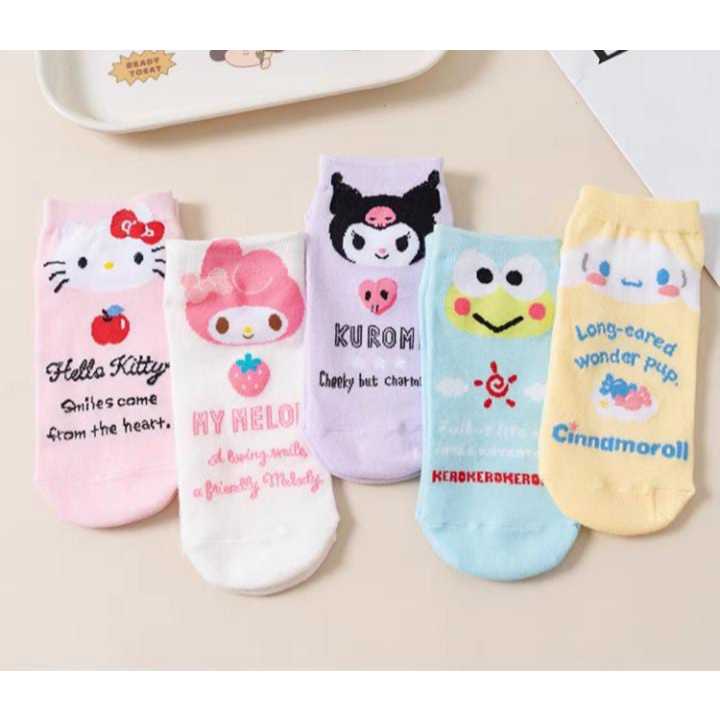 Kaos Kaki Bahan Katun Karakter Sanrio Kaos Kaki Anak Dewasa Sanrio Kaos Kaki Premiu