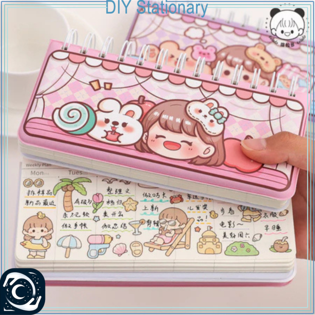 

Notebook Squishy Dodogirl Weekly Planner Notepad Memo Buku Tulis TLD141