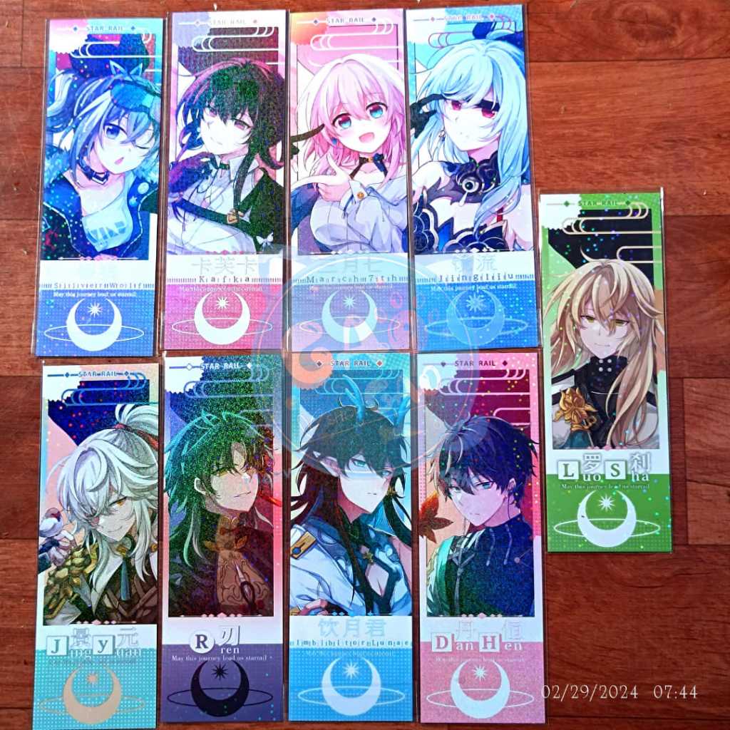 READY STOCK HONKAI STAR RAIL HSR [Fanmerch] Ticket