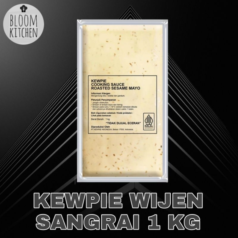 

KEWPIE SAUCE ROASTED SESAME SALAD DRESSING 1KG / Wijen Sangrai Mayonaise