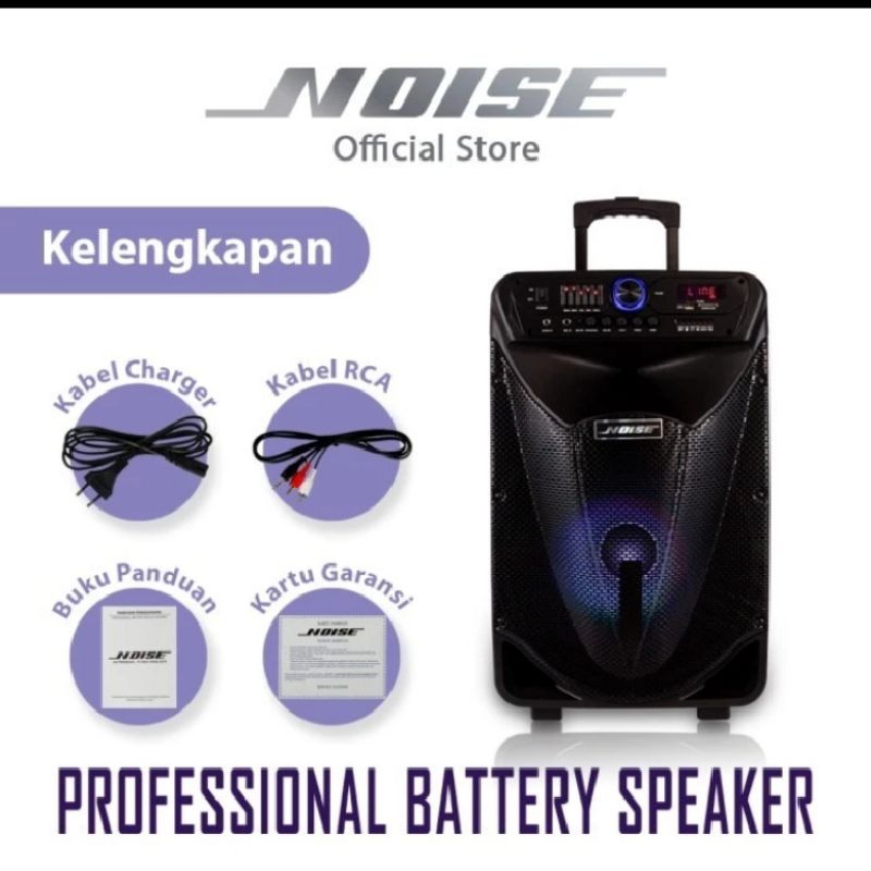 Speaker portable wireless Noise 899 V original 15inch bluetooth