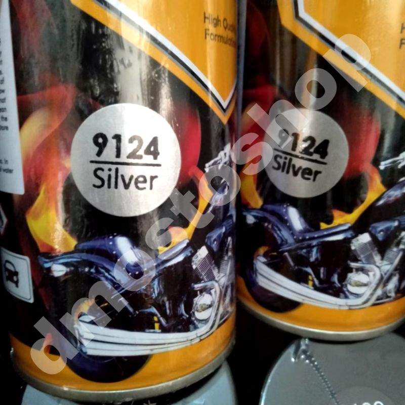 Pilok Pilox Cat Diton Premium Silver 9124 Tahan Bensin 400cc silper silfer cat dasar candytone cat s