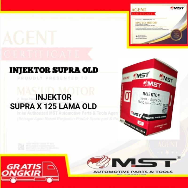 INJECTOR INJEKTOR SUPRA X 125 LAMA OLD PGM-FI.