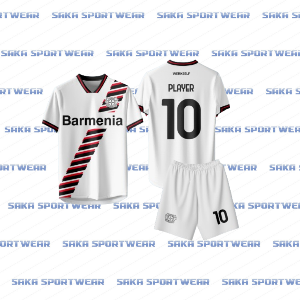 JERSEY LEVERKUSEN AWAY 2024 / 2025 FULL PRINTING