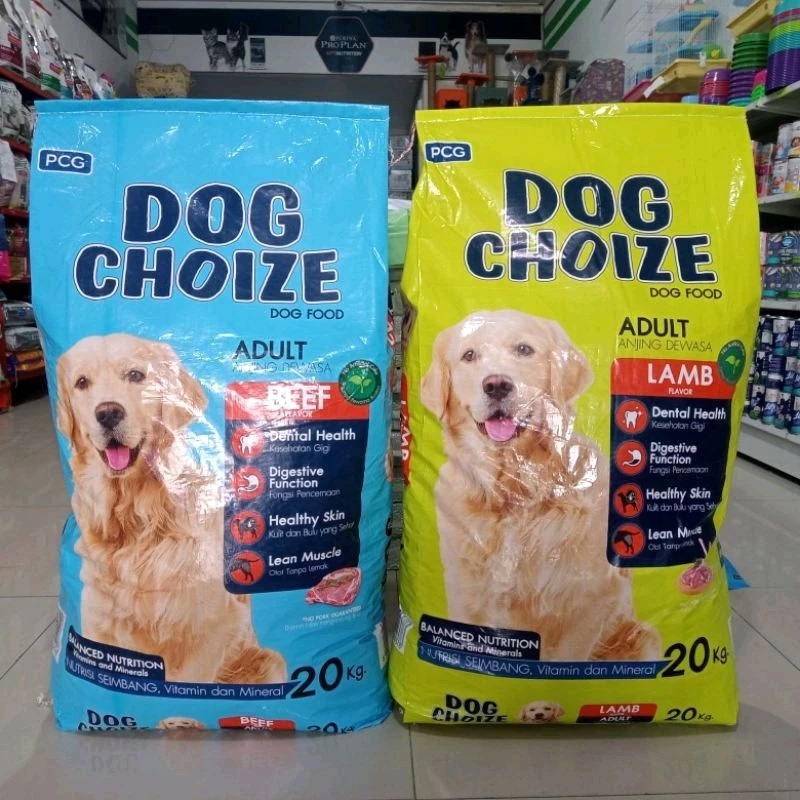 Dog Choize Dog Food Beef & Lamb 20 kg / Makanan Anjing Dog Choize 20kg
