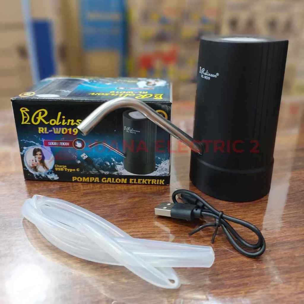 Rolinson Pompa Air Galon / Pompa Galon Otomatis