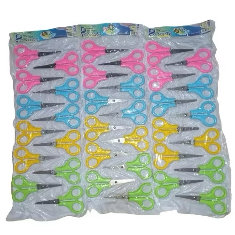 

GB (HARGA UNTUK 12 PCS) Gunting Stainlees Steel Pacman 12 CM Pemotong Tajam Kain Kertas Serbaguna
