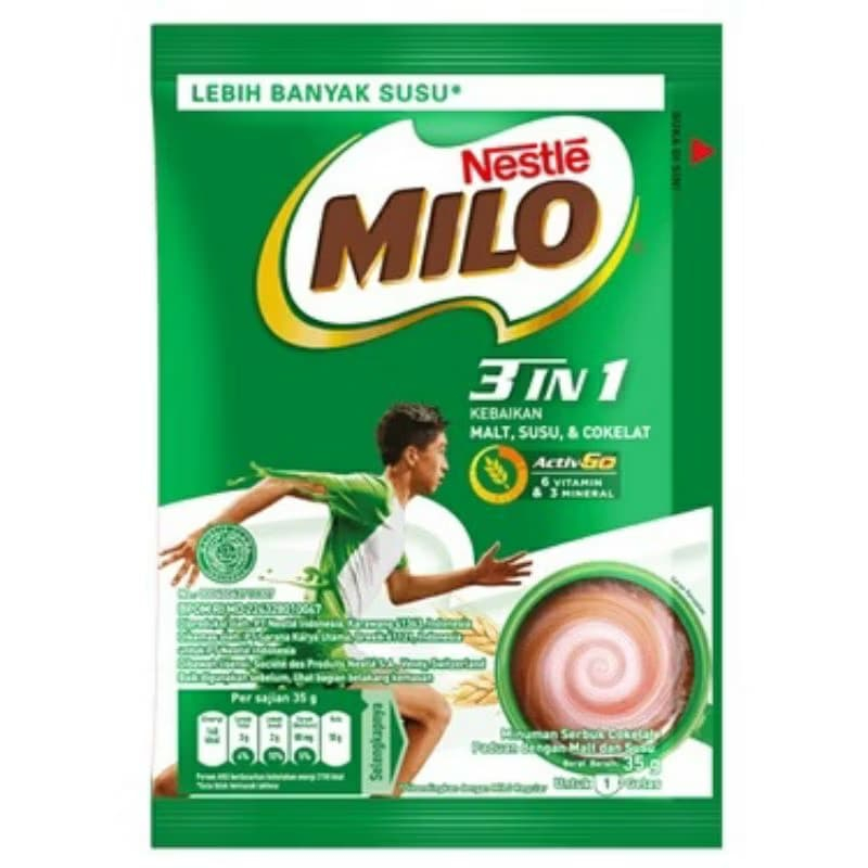 

Nestle Milo 3 in 1 sachet 35gr x 10pcs