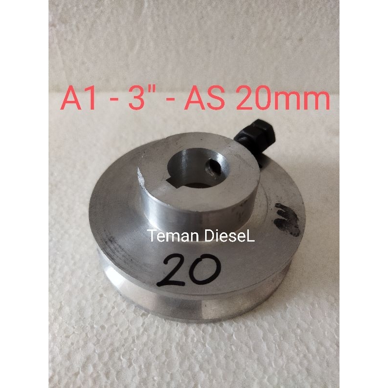 Pully A1 x 3 Inch As20 Poli Mesin Penggerak Gx160