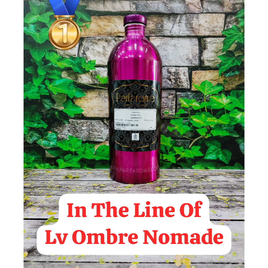 BIBIT PARFUM DARI PARFAROME PREMIUM (LV OMBRE NOMADE) KEMASAN SEGEL KALENG 1 KG (ORIGINAL)