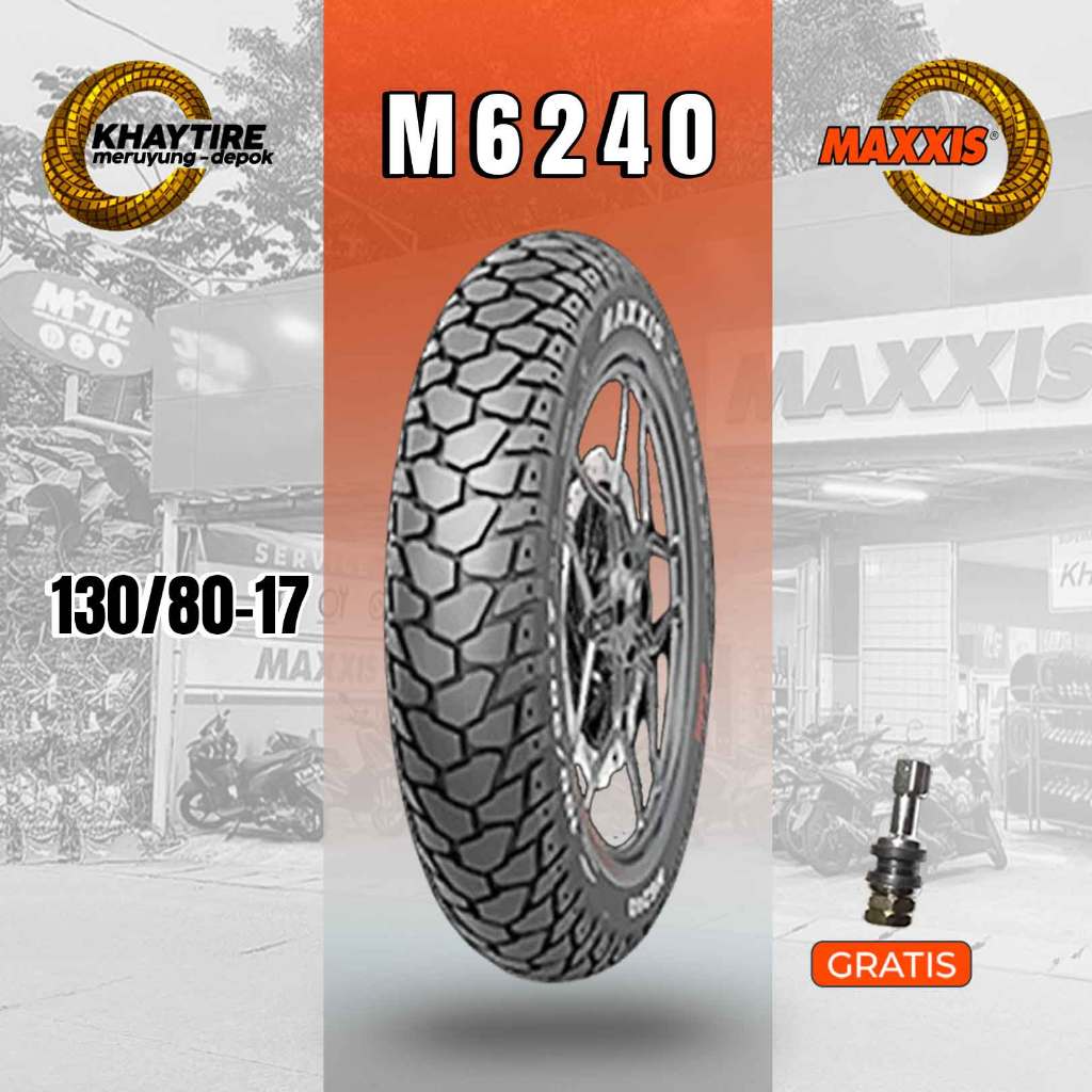 Ban Motor Touring Adventure MAXXIS M6240 130/80 Ring 17 Tubeless
