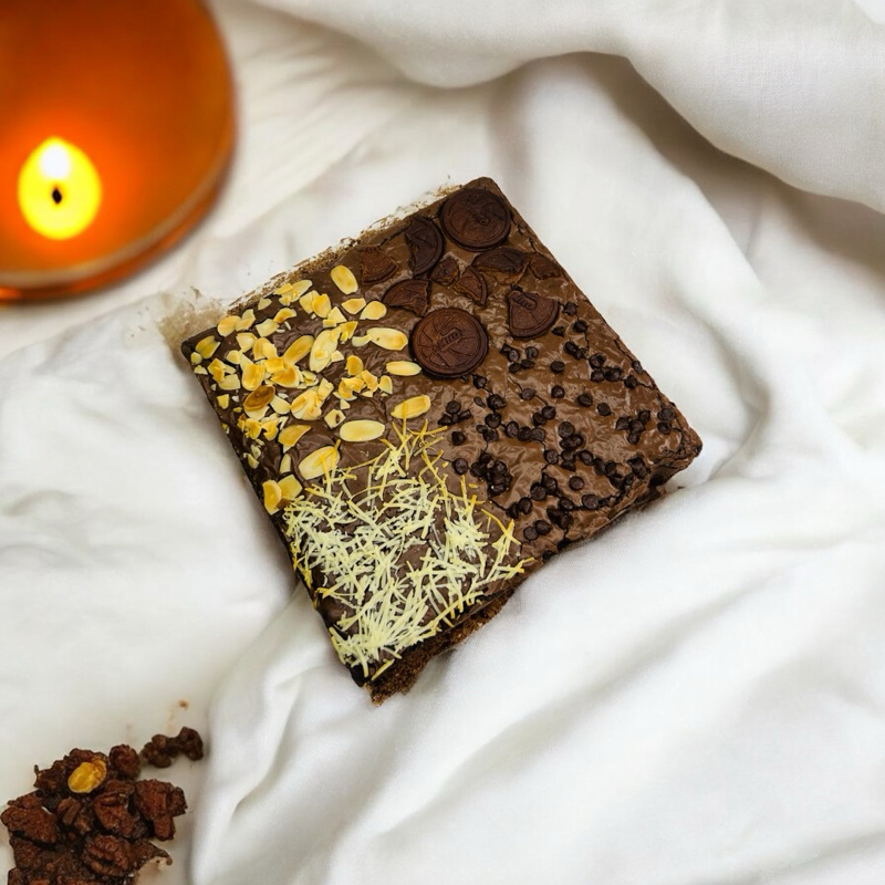 

Yummy Brownies Mix 4 rasa 20x20 - Chewy Brownies - Fudgy Brownies - Brownies Panggang