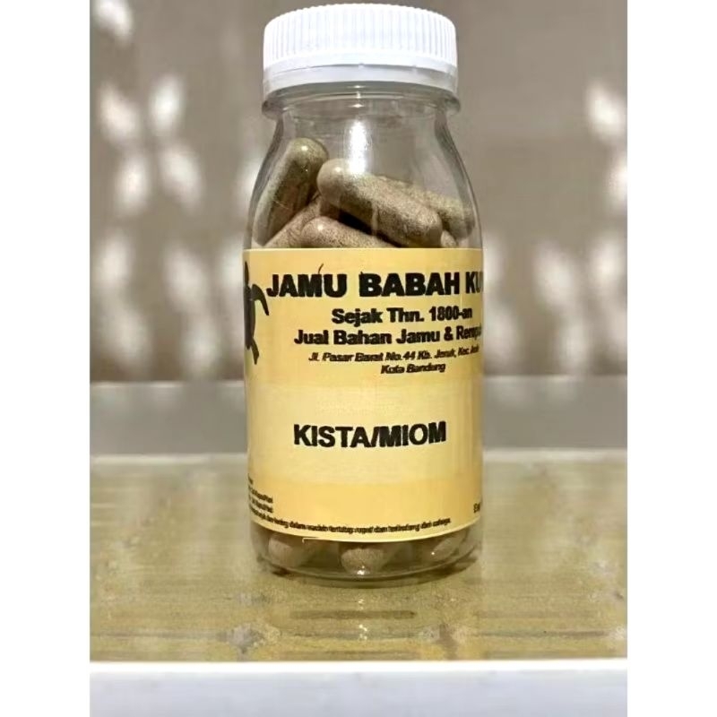 

Obat Jamu Kapsul Tradisional Herbal KISTA/MIOM Racikan BABAH KUYA