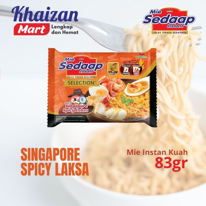 

MIE SEDAAP SELECTION | Singapore spicy laksa, Korean spicy soup, Korean spicy chicken