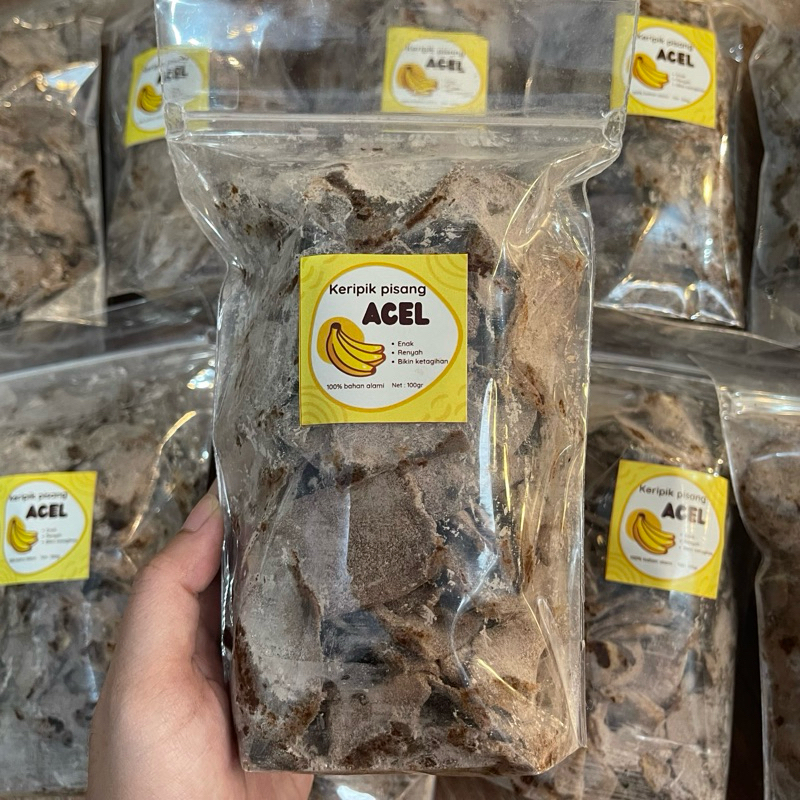 

KERIPIK PISANG ACEL FULL COKLAT BUBUK