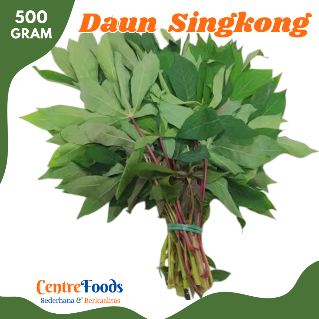 

DAUN Singkong - Daun Ketela Fresh | 500gr [ Harga Per 0,5 Kg ]