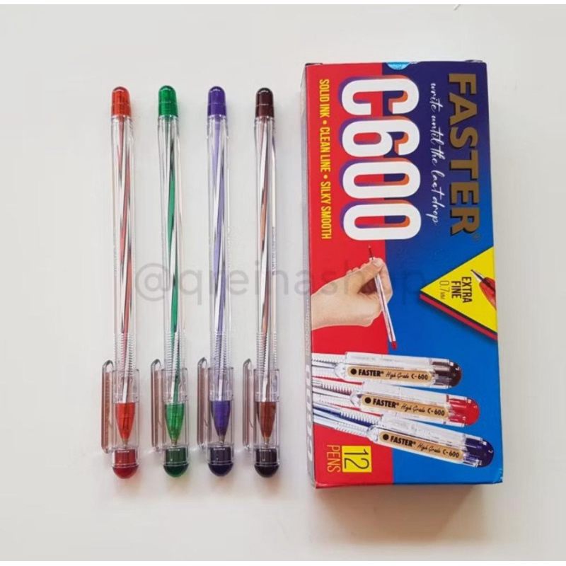 

(Bisa Cod) Bolpoin Faster C600