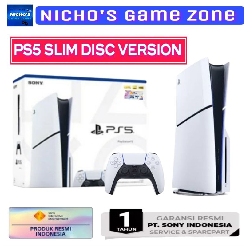 PS5 Slim Sony Playstation5 Disc Version Garansi Resmi Indonesia