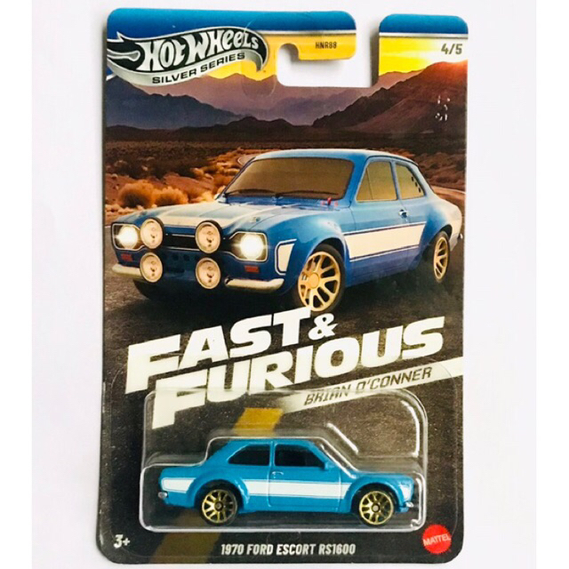 HOT WHEELS - 1970 FORD ESCORT  FAST & FURIOUS