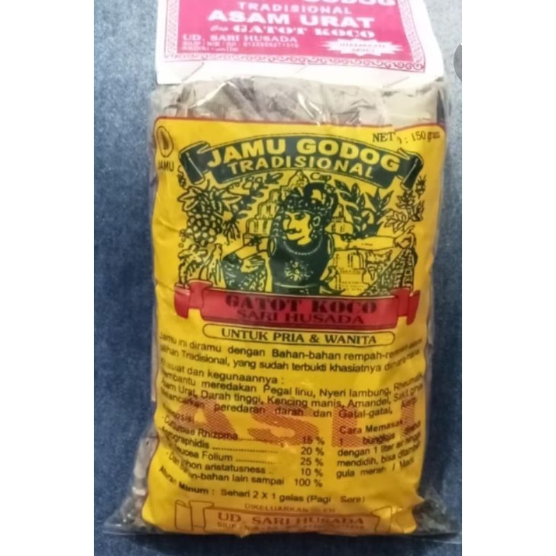 

jamu godok tradisional cap Gatot koco.