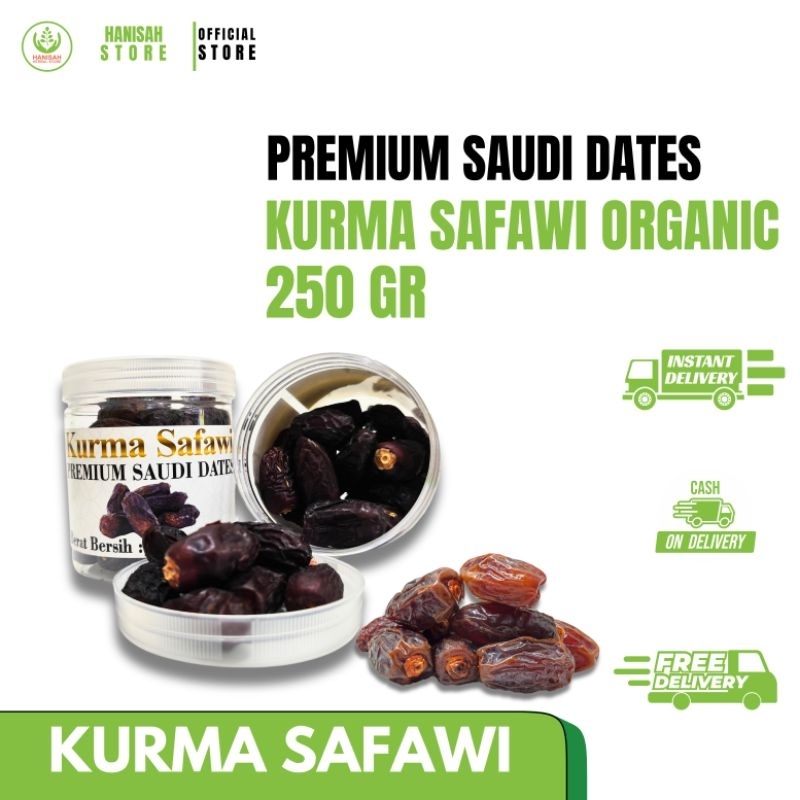 

Kurma Safawi Organic •Premium Saudi Dates• 500g & 250g