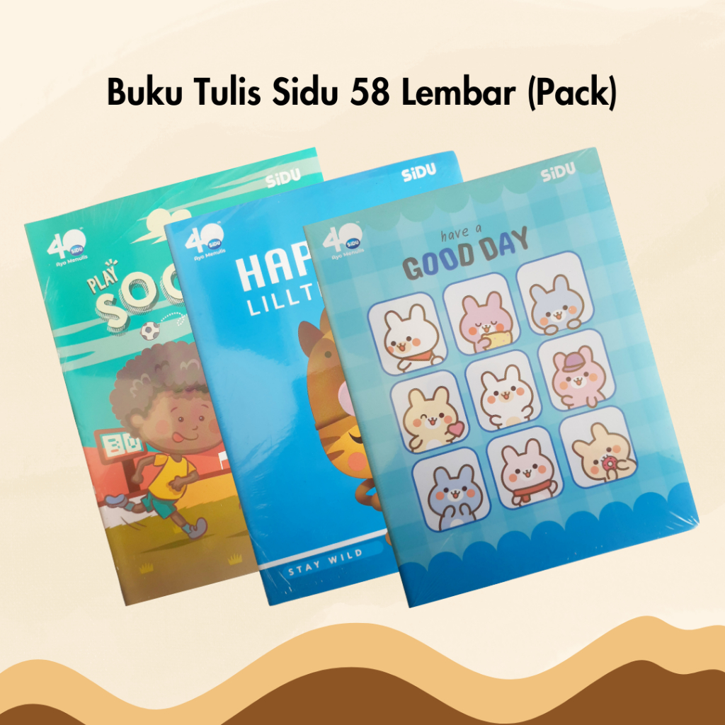 

Buku Tulis Sidu Isi 58 Lembar 1 Pack 10 Buku Sinar Dunia