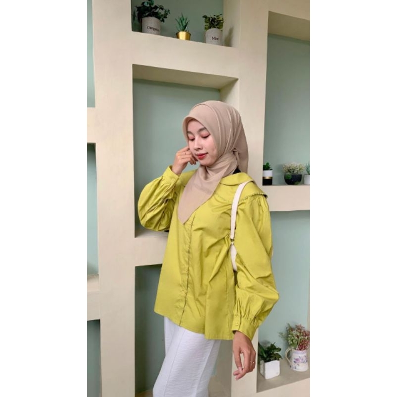 blus stevy By meyfashion/ blus Stevy mf/ blus katun premium/ blus katun polos