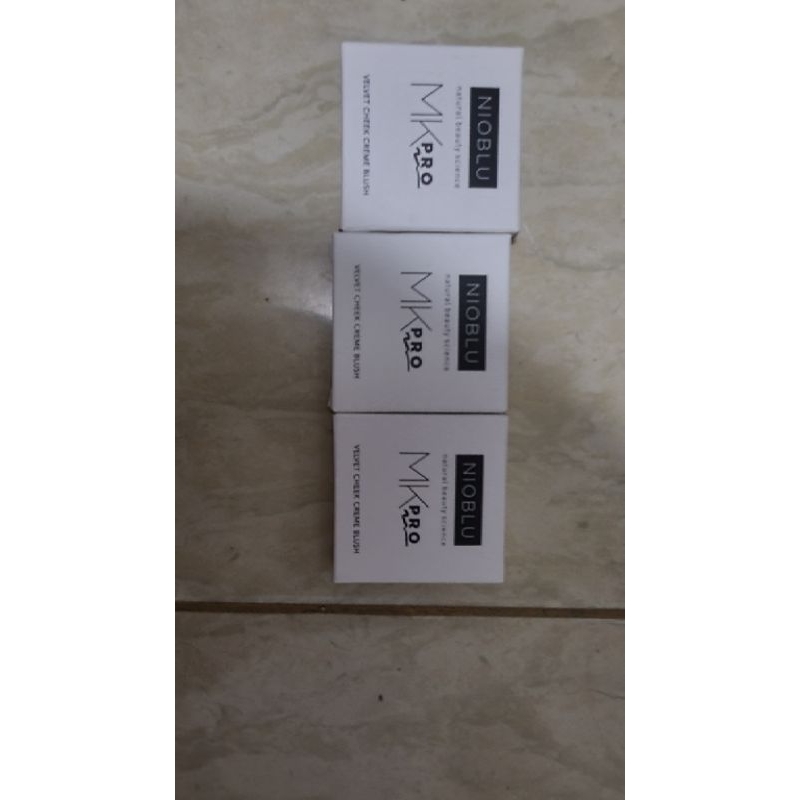 Jafra Nioblu MKPRO Velvet Cheek Cream Blush On - Peach/Plum/Cherry