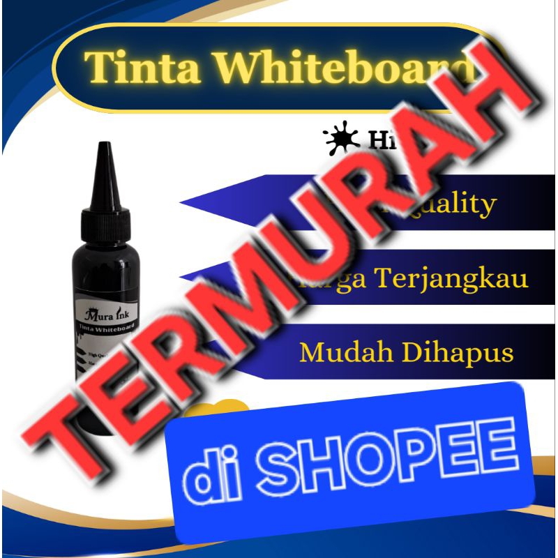 

Tinta Whiteboard Hitam 100 ml Mura Ink