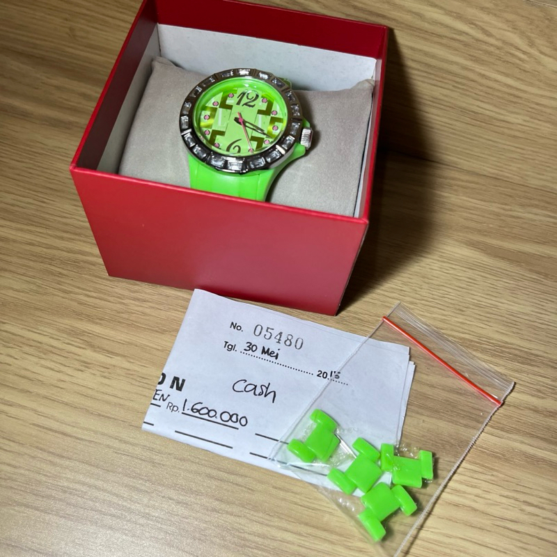 ELLE Watch LE50003P07 (Green) - Preloved jam tangan Elle