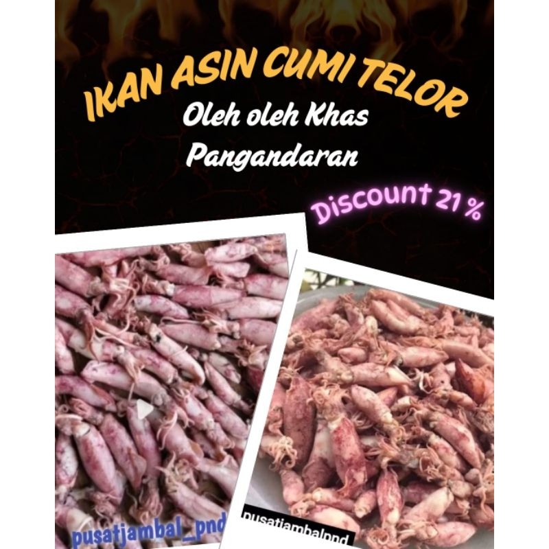 

ikan Asin Cumi Telor Oleh Oleh khas Pangandaran