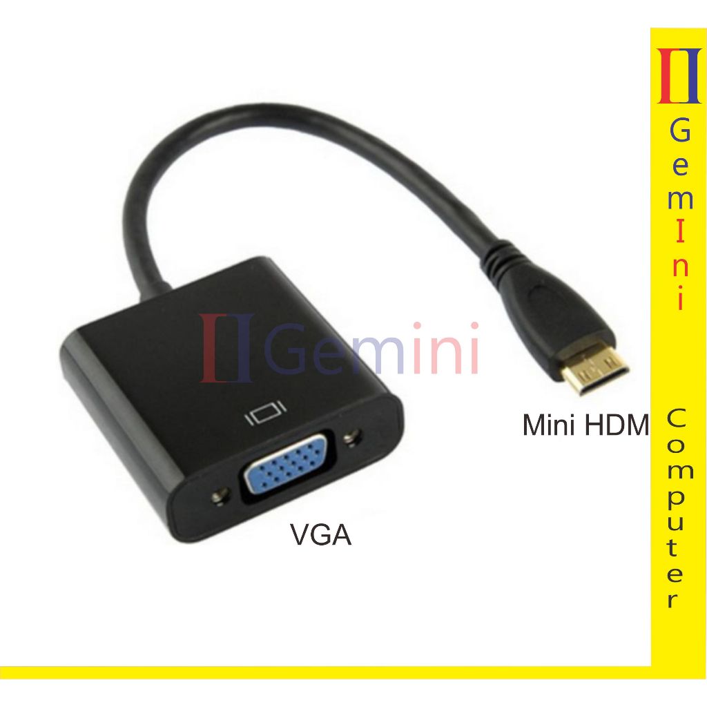 Converter Kabel Mini HDMI to VGA/ Mini HDMI to VGA
