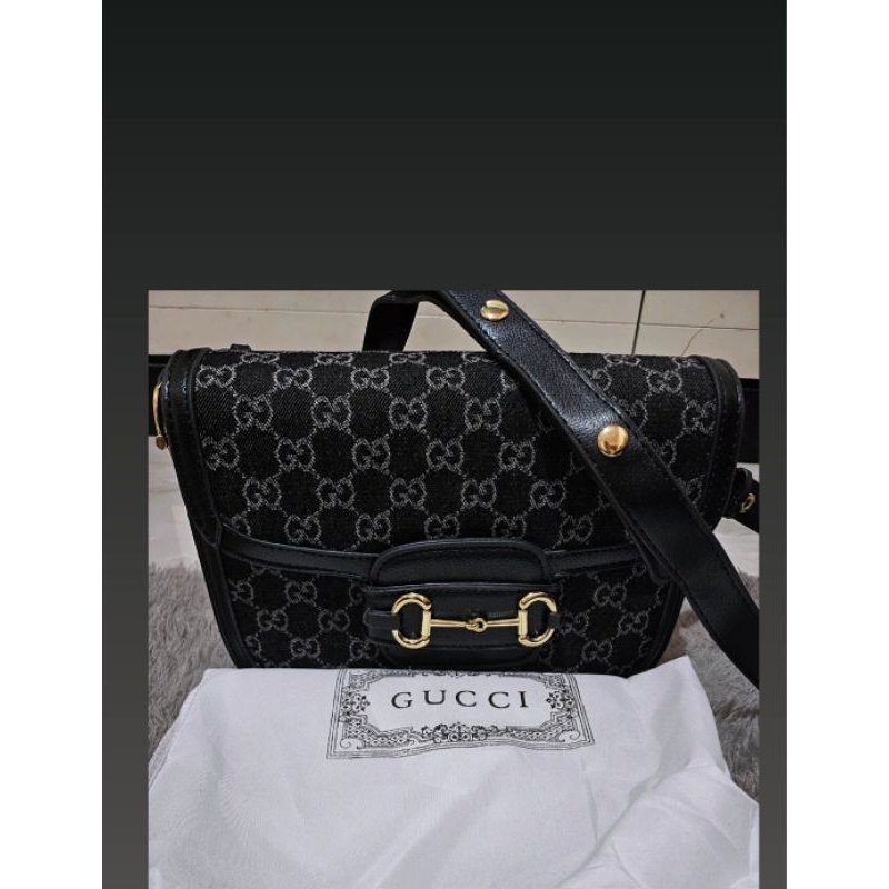 Gucci Tas Selempang Hitam