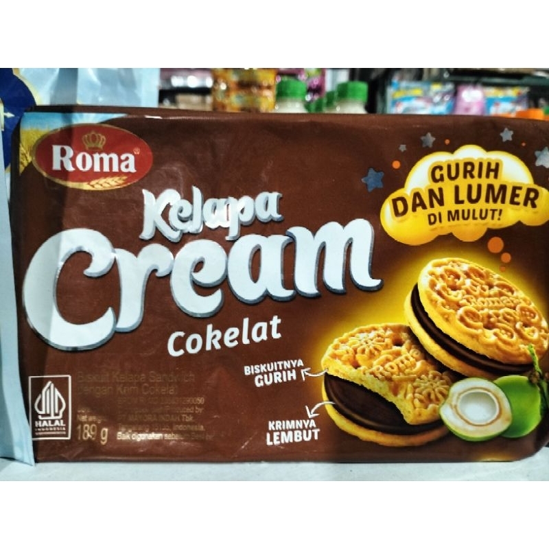 

Roma kelapa cream coklat 189 gram