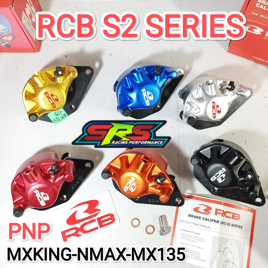 KALIPER RCB S2 KALIPER DEPAN NMAX OLD/NEW MX KING MX 135 MX OLD MXNEW ORIGINAL RCB