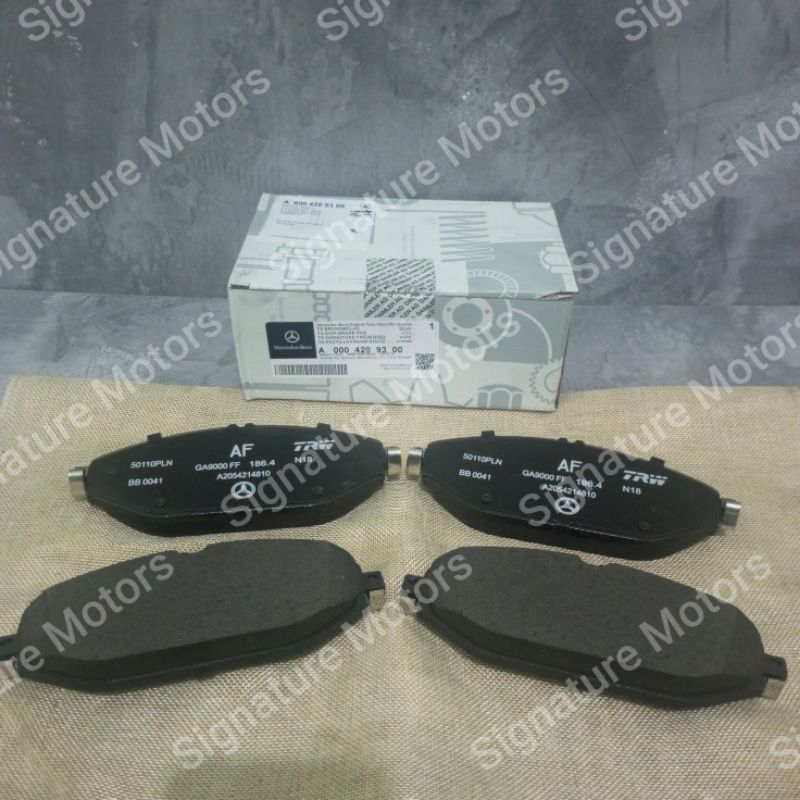 KAMPAS REM BRAKE PAD DEPAN MERCEDES BENZ W205 W213 W238 4MATIC ORIGINAL A0004209300