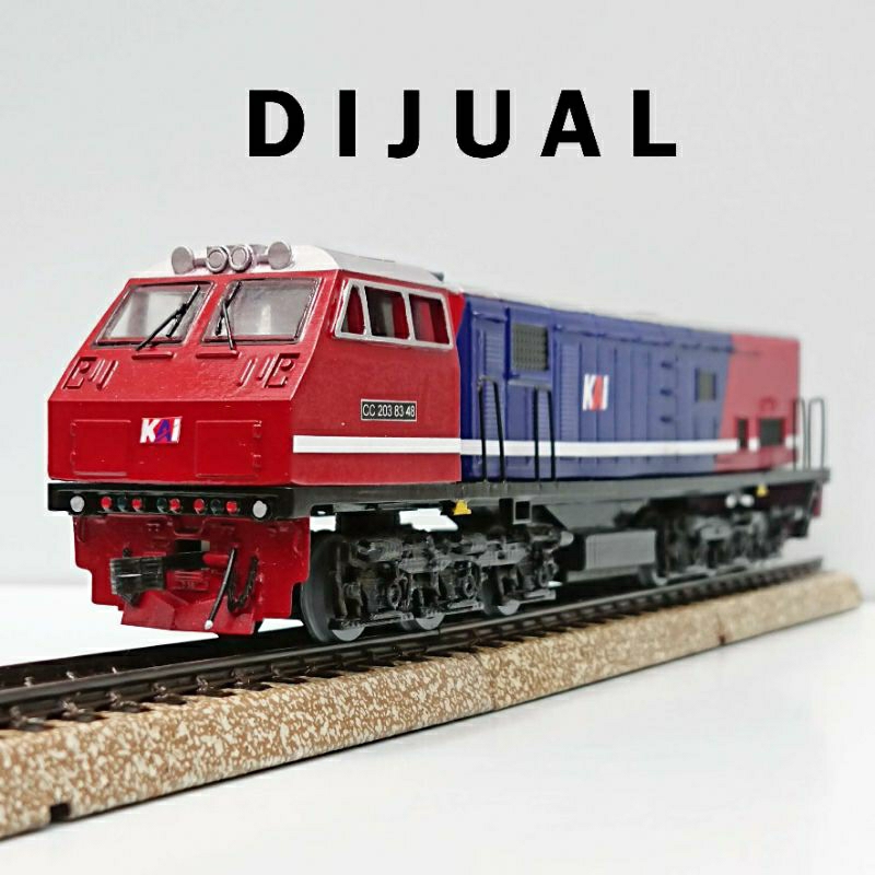Miniatur Kereta Diesel Dummy CC 203 livery RNB