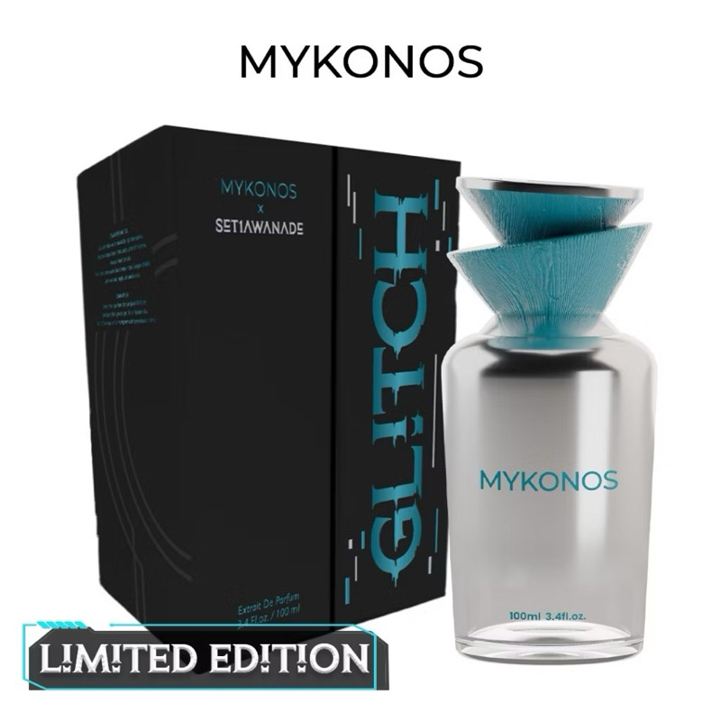 Limited Edition Mykonos x Setiawan Ade Glitch 100 Ml Extrait De Parfum BNIB Resmi Original Segel