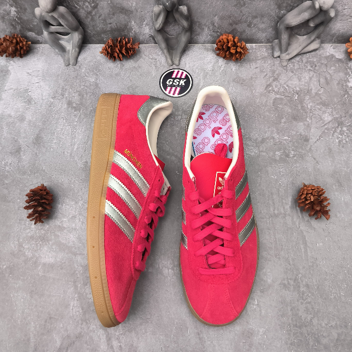 Adidas Munchen Red Scarlet (Red Silver) Original