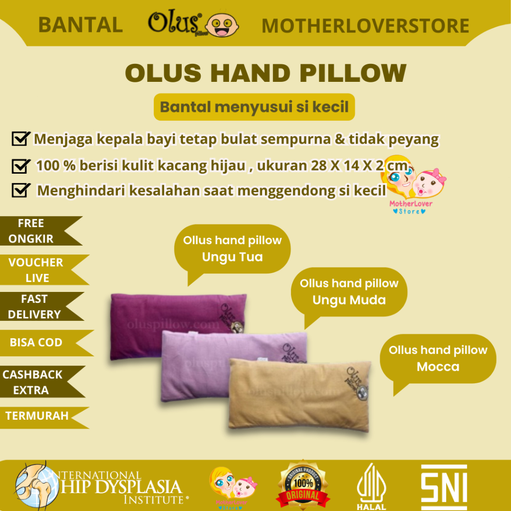 Olus Hand Pillow Bantal Menyusui Olus Pillow
