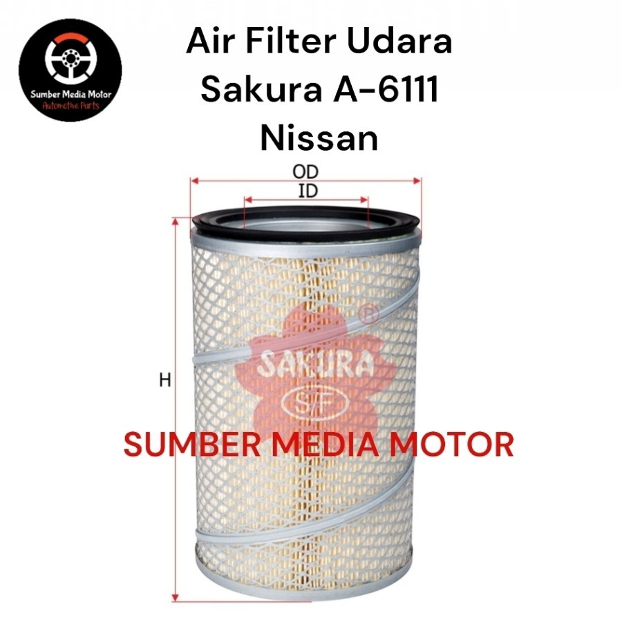 Sakura Air Filter Udara A-6111 Nissan