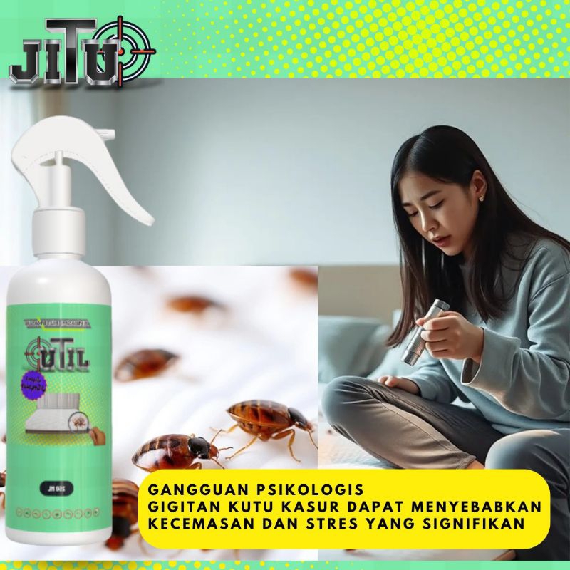 Obat pembasmi kutu kasur tumbila serangga kasur JITU pembasmi kutu kasur