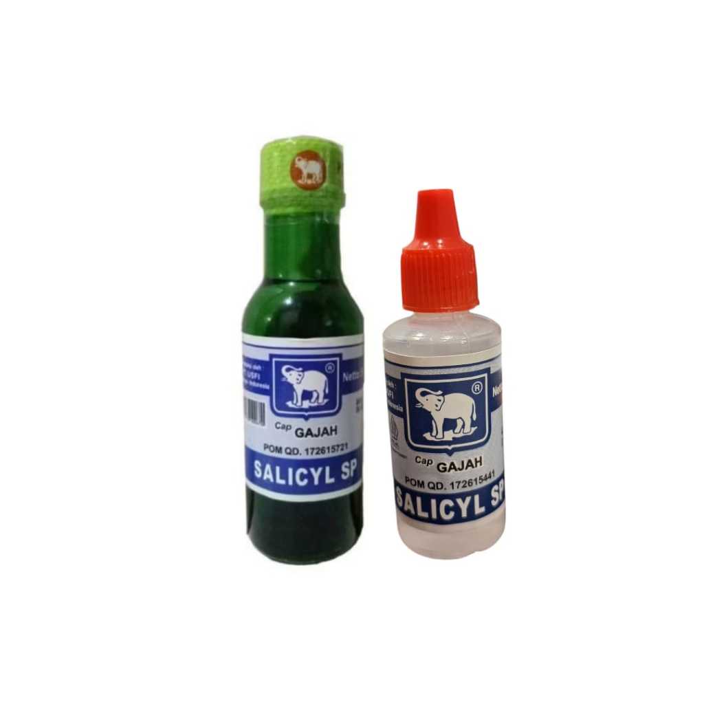 Salicyl Obat Kulit Cap Gajah (Botol Kaca - 50ml / Botol Plastik - 20ml)