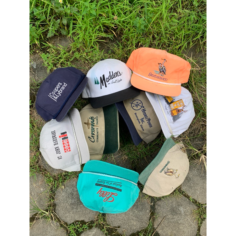 Topi Vintage Rope Hat Twotone Dad Hat Skena