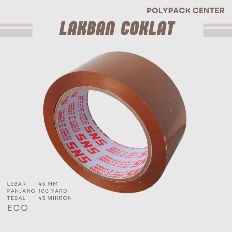 

Lakban Coklat 45 mm x 100 yard