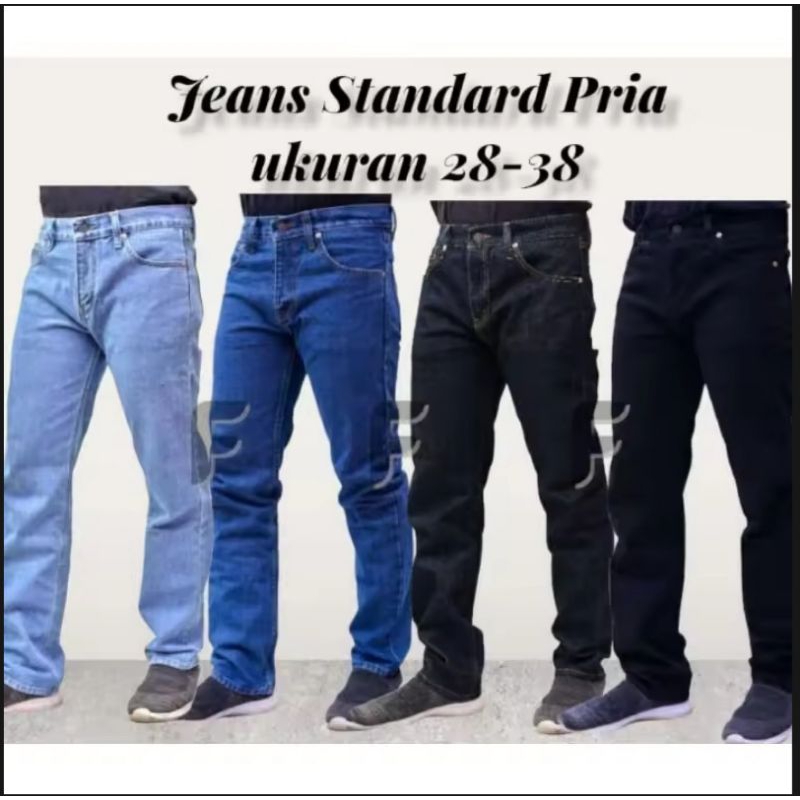 Celana Panjang Jeans Model Standard Pria- Celana Standard Pria 505-Celana Reguler Pria- Celana Chino